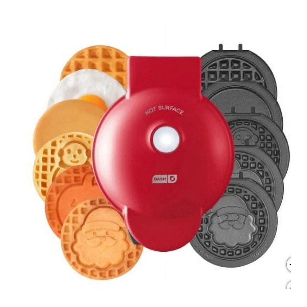 Dash Multi-Plate Mini Waffle Maker With 7 Interchangeable Plates